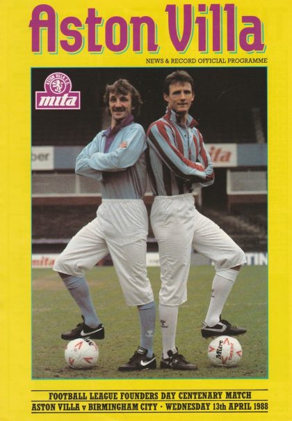 Aston Villa v Birmingham City 13-Apr-1988