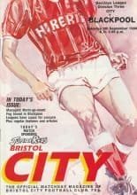 Bristol City v Blackpool 09-Sep-1989