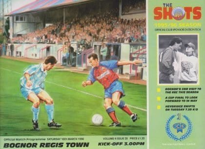 Aldershot Town v Bognor Regis Town 16-Mar-1996