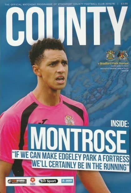 Stockport County v Bradford Park Avenue 24-Oct-2015