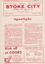 Stoke City v Brighton and Hove Albion  29-Apr-1961