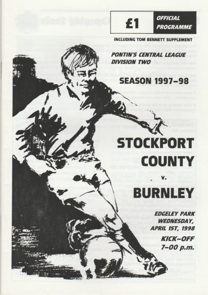 Stockport County Reserves v Burnley Reserves 01-Apr-1998
