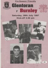 Glentoran v Burnley 28-Jul-1987