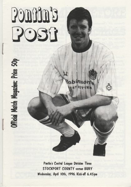 Stockport County Reserves v Bury Reserves 10-Apr-1996