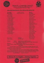 Histon v Cambridge United 20-Jul-2004