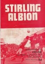 Stirling Albion v Glasgow Celtic  12-Aug-1972