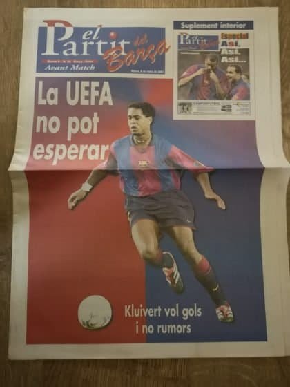 Barcelona v Celta Vigo 08-Mar-2001