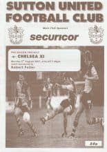 Sutton United v Chelsea XI 06-Aug-2001