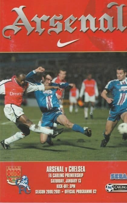 Arsenal v Chelsea 13-Jan-2001