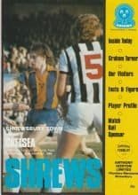 Shrewsbury Town v Chelsea 23-Aug-1980