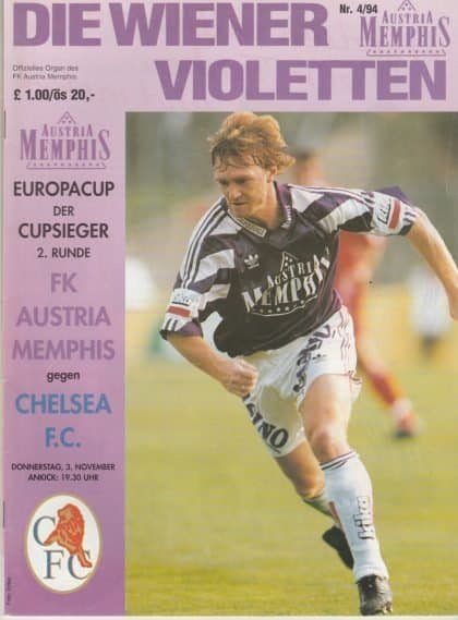 Austria Memphis v Chelsea  03-Nov-1994