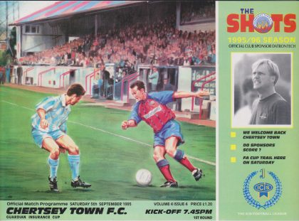 Aldershot Town v Chertsey Town 05-Sep-1995