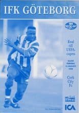 IFK Gothenburg v Cork City 12-Aug-1989