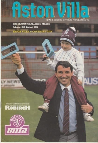 Aston Villa v Coventry City  08-Aug-1987