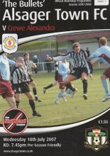 Alsager Town v Crewe Alexandra 18-Jul-2007