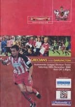 Exeter City v Darlington 30-Dec-2000