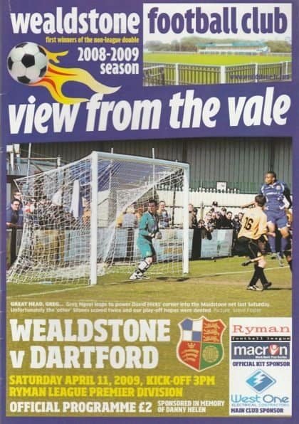 Wealdstone v Dartford 11-Apr-2009