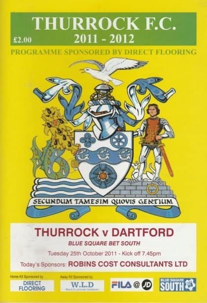 Thurrock v Dartford  25-Oct-2011
