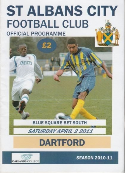 St Albans City v Dartford  02-Apr-2011