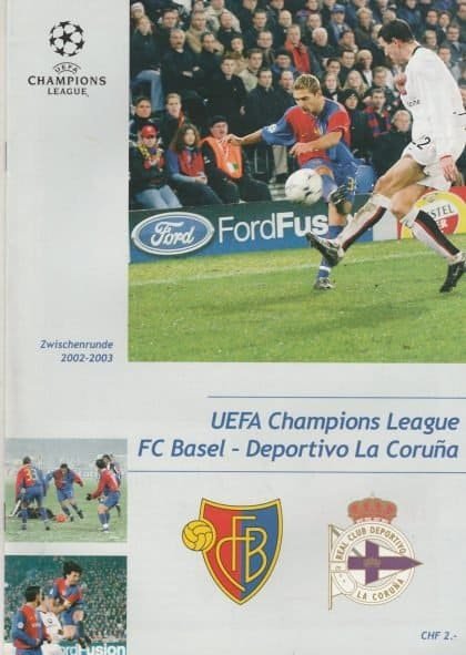 FC Basel v Deportivo La Coruna 19-Mar-2003