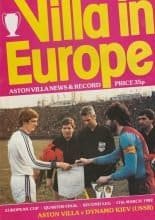 Aston Villa v Dynamo Kiev 17-Mar-1982