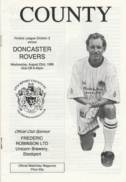 Stockport County Reserves v Doncaster Rovers Reserves 23-Aug-1995