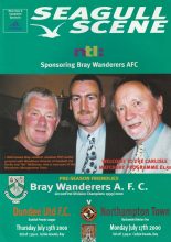 Bray Wanderers v Dundee United  13-Jul-2000
