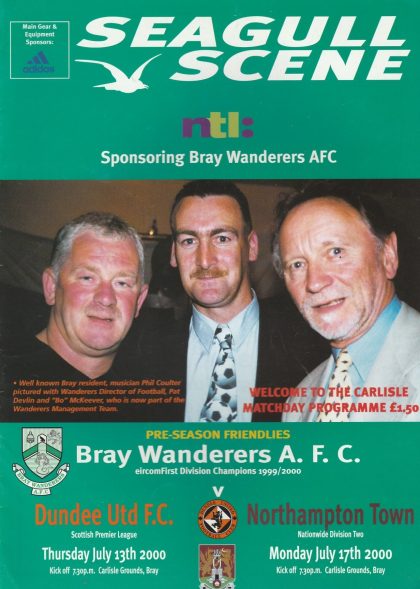 Bray Wanderers v Dundee United  13-Jul-2000