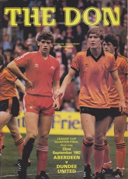 Aberdeen v Dundee United  22-Sep-1982