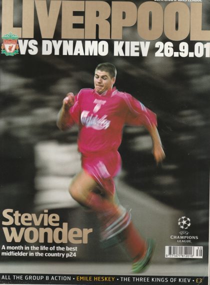 Liverpool v Dynamo Kiev  26-Sep-2001