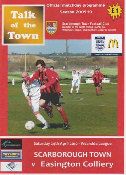 Scarborough Town v Easington Colliery 24-Apr-2010