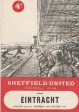 Sheffield United v Eintracht Frankfurt 19-Oct-1961