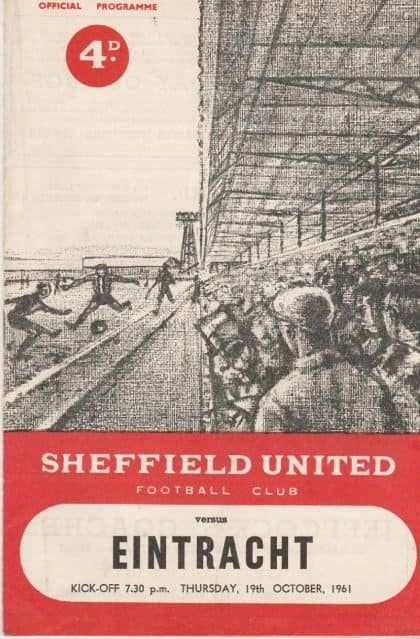 Sheffield United v Eintracht Frankfurt 19-Oct-1961