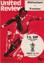Altrincham v Everton 07-Jan-1975