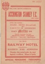 Accrington Stanley v Exeter City 08-Apr-1961