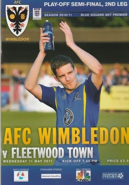 AFC Wimbledon v Fleetwood Town 11-May-2011