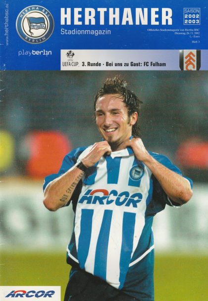 Hertha Berlin v Fulham 26-Nov-2002