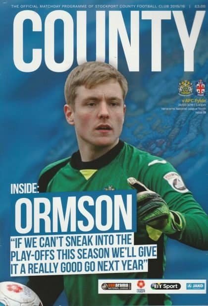 Stockport County v AFC Fylde 26-Mar-2016