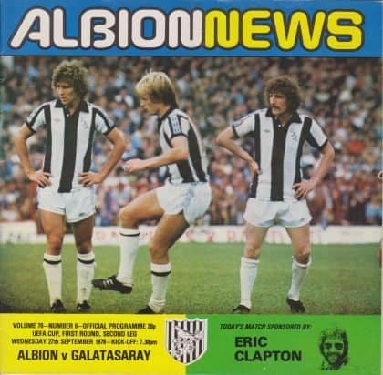 West Bromwich Albion v Galatasaray  27-Sep-1978
