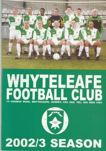 Whyteleafe v Gillingham  22-Jul-2002
