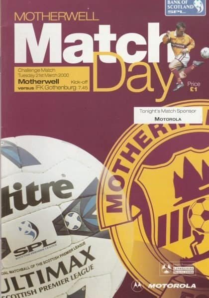Motherwell v IFK Gothenburg 21-Mar-2000