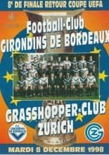 Girondins Bordeaux v Grasshoppers Zurich  08-Dec-1998