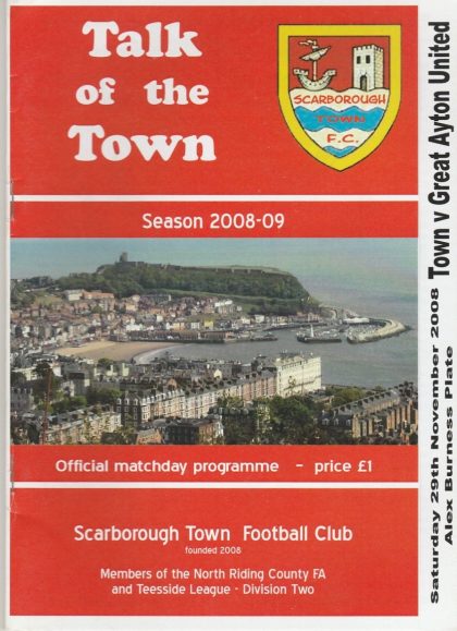 Scarborough Town v Great Ayton United 29-Nov-2008