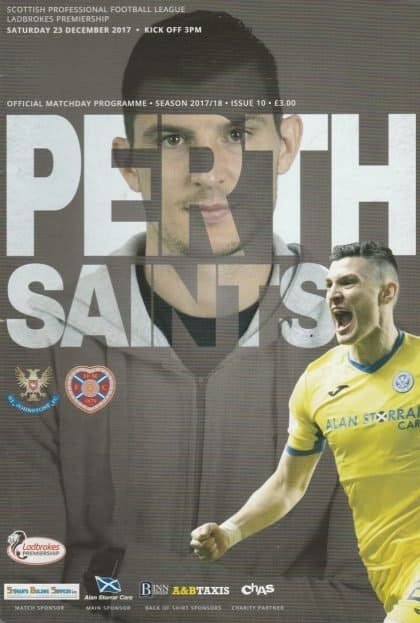 St Johnstone v Heart of Midlothian 23-Dec-2017