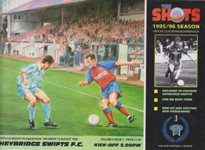 Aldershot Town v Heybridge Swifts 12-Aug-1995
