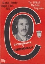 Clydebank v Hibernian 05-Nov-1977
