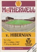 Motherwell v Hibernian  06-Oct-1987