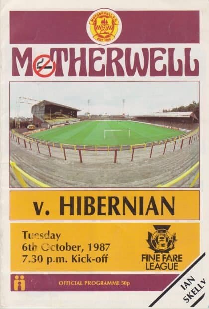 Motherwell v Hibernian  06-Oct-1987