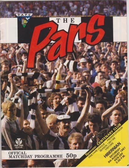 Dunfermline Athletic v Hibernian 08-Aug-1987