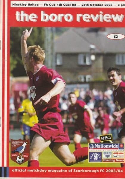 Scarborough v Hinckley United   25-Oct-2003
